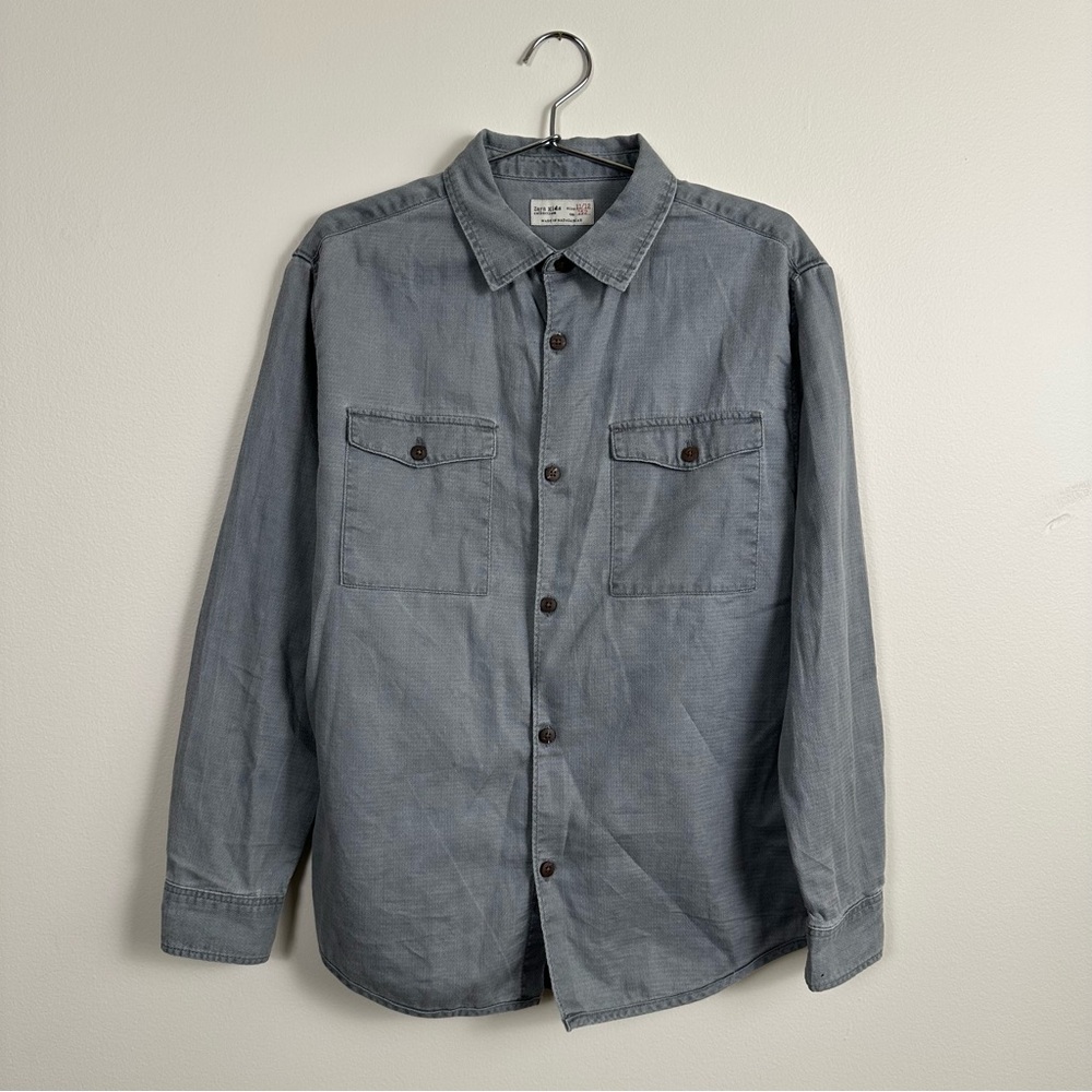 SOLD - Zara Kids Long Sleeve Button Up 11/12